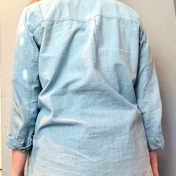 Madewell chambray Classic Ex-Boyfriend Shirt - Picture 7 of 7
